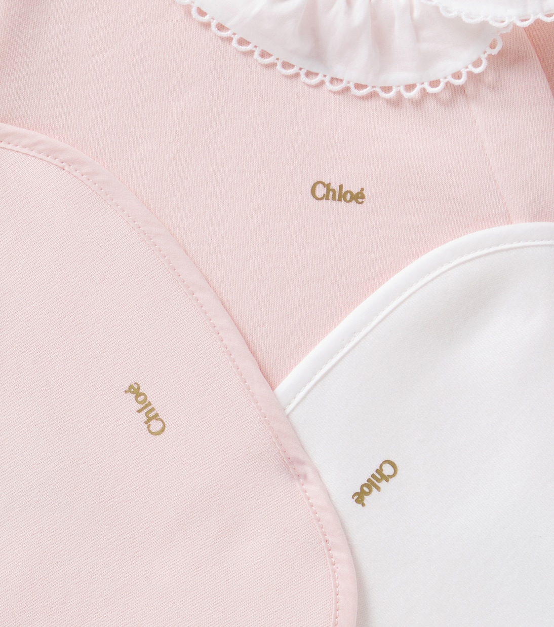 Baby - Tutina e bavaglino in jersey | Chloé Kids