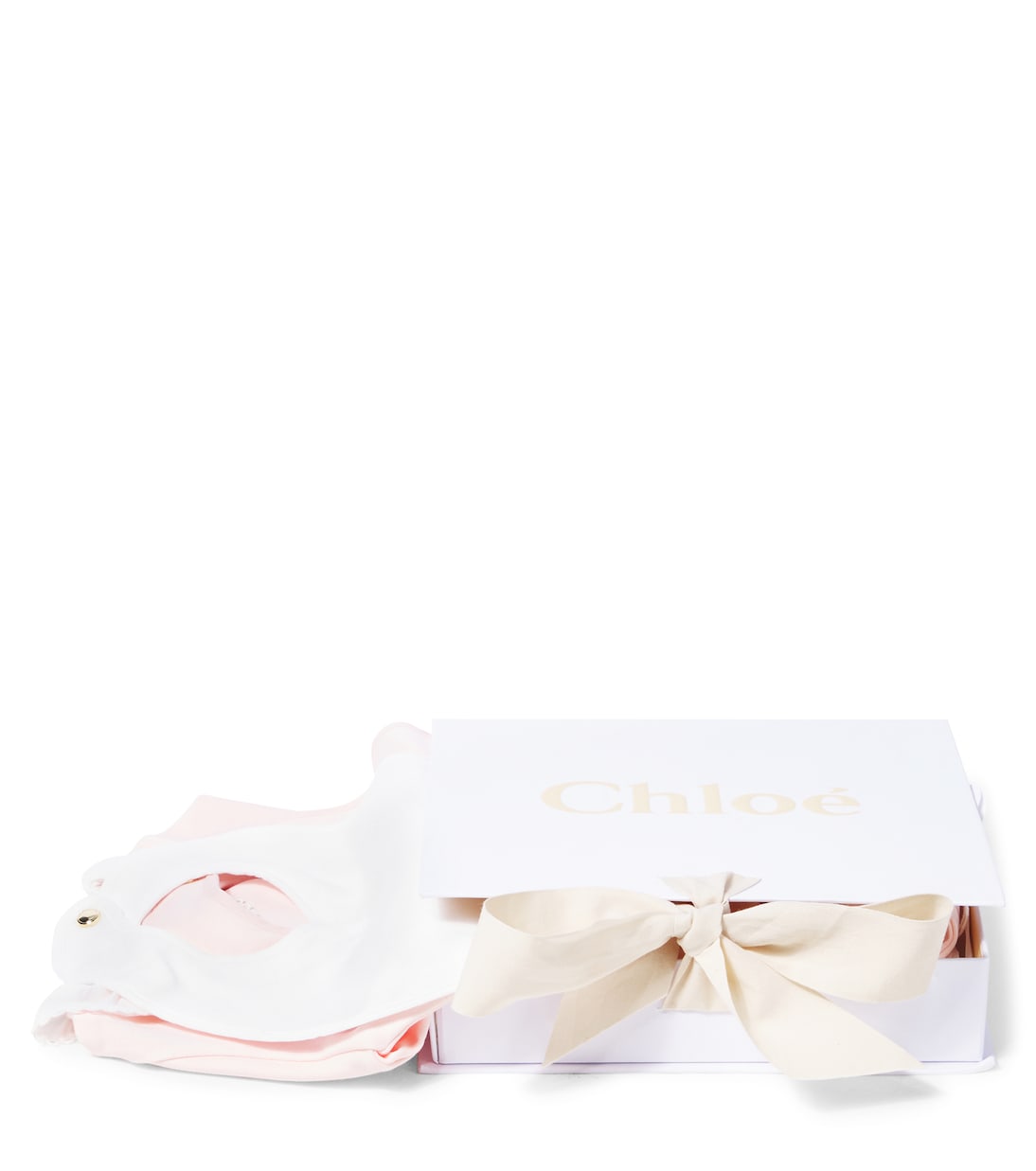 Baby - Tutina e bavaglino in jersey | Chloé Kids