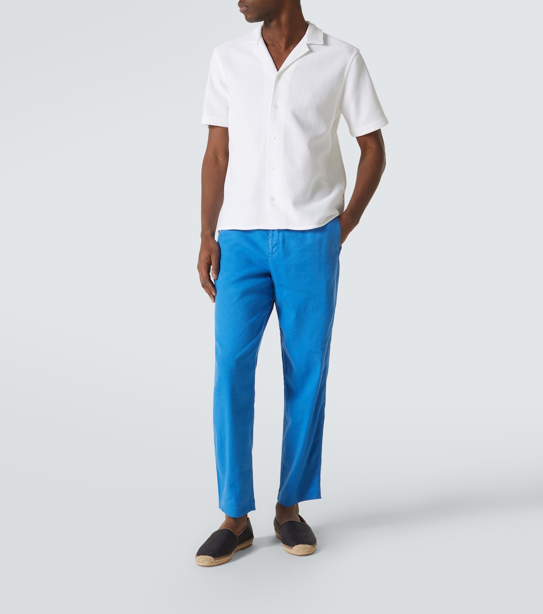 Gerade Hose Alex aus einem Leinengemisch | Orlebar Brown