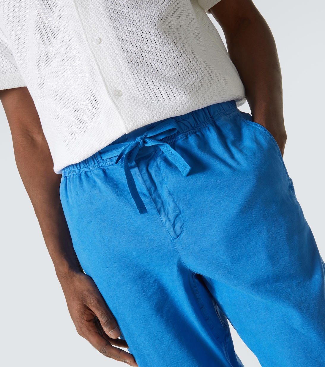 Gerade Hose Alex aus einem Leinengemisch | Orlebar Brown
