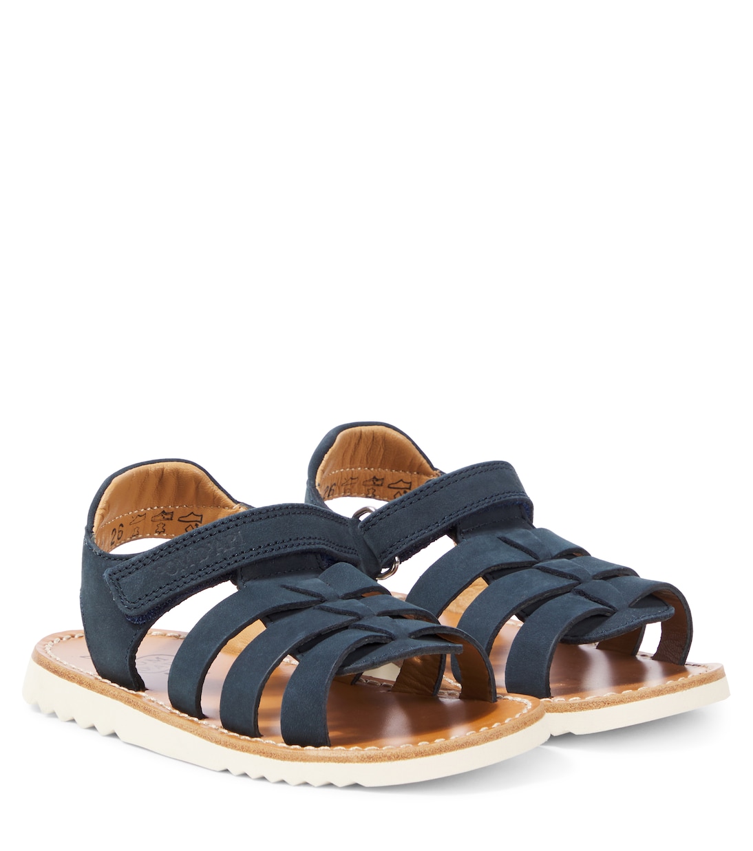 Sandalen Waff New Boy aus Leder | Pom d'Api