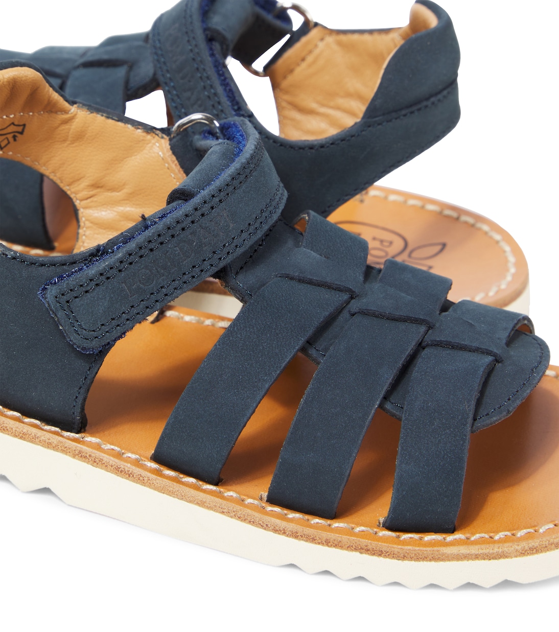 Sandalen Waff New Boy aus Leder | Pom d'Api