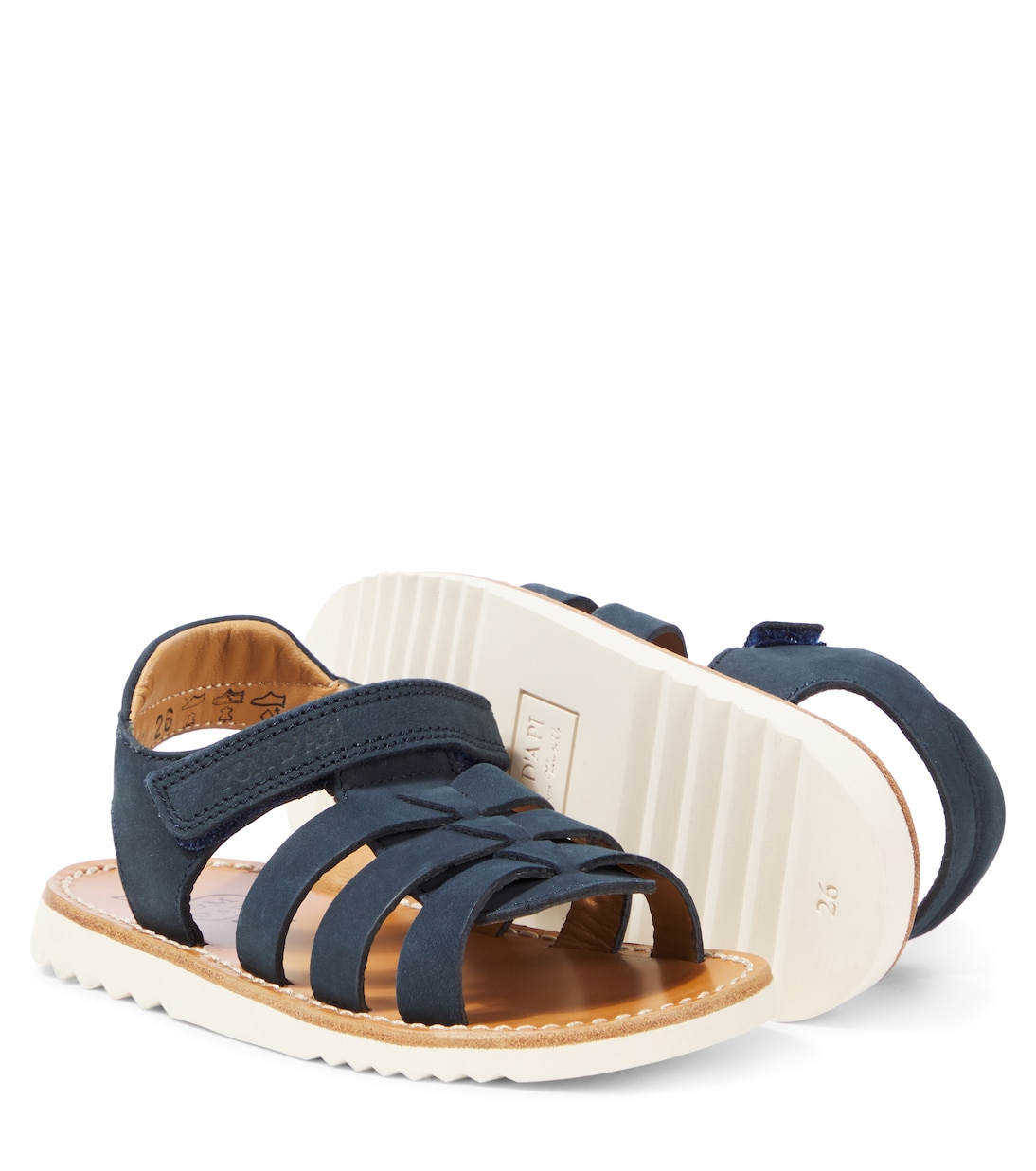 Sandalen Waff New Boy aus Leder | Pom d'Api