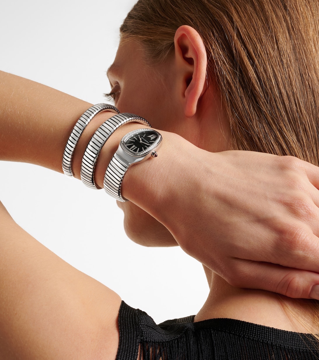 Orologio Serpenti Tubogas con diamanti | Bvlgari
