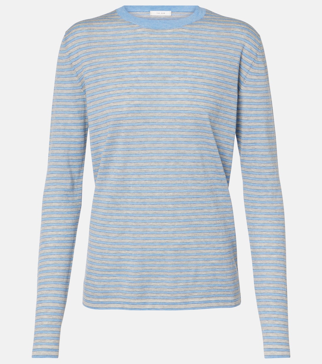 Pull Juhi rayé en coton et cachemire | The Row
