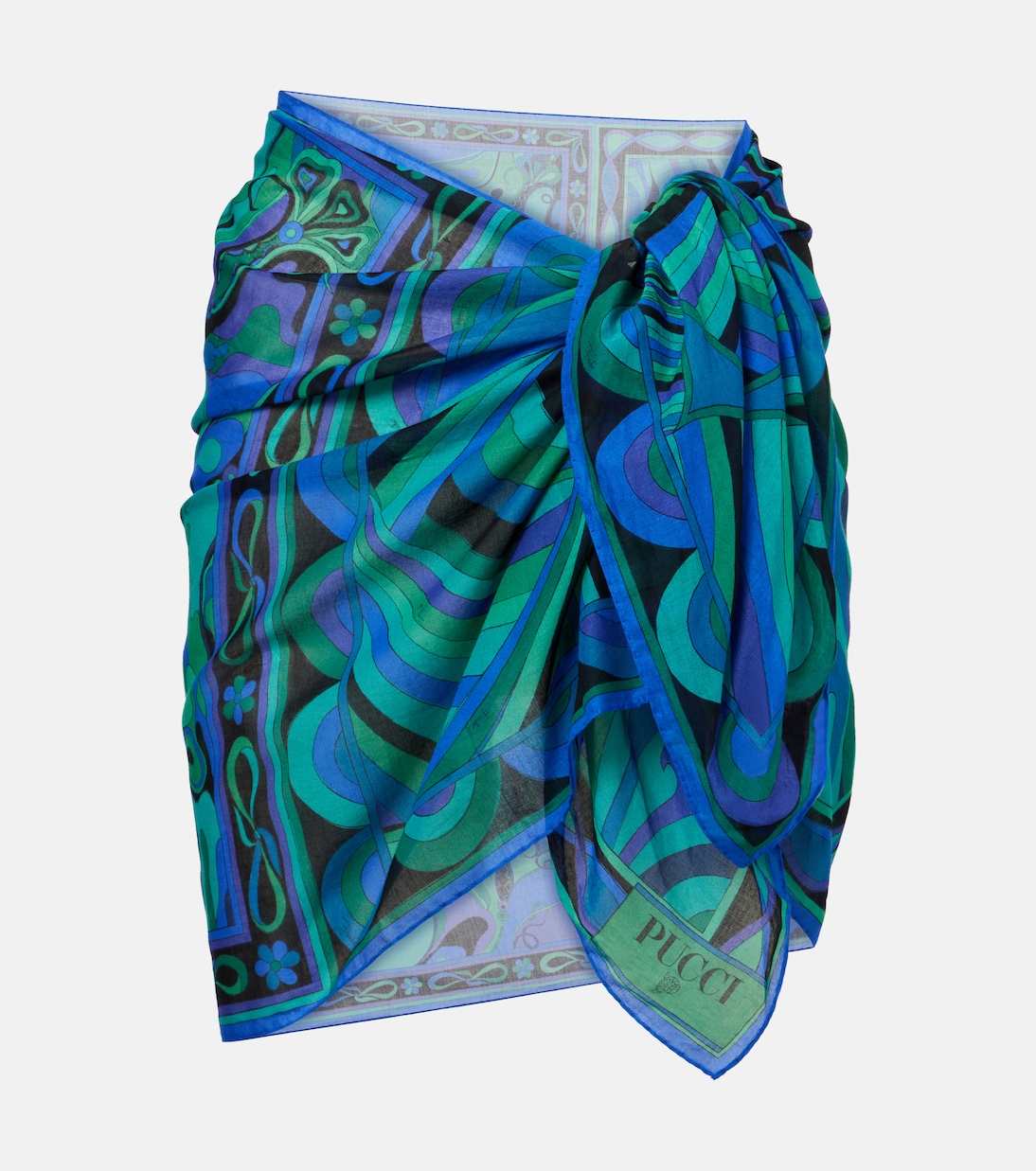 Orchidee cotton beach cover-up | Pucci