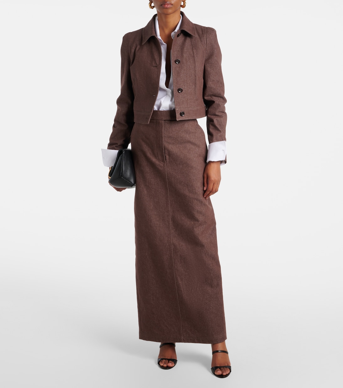 Falda larga Pianosa de algodón | Max Mara