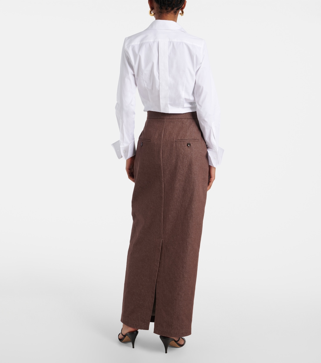 Falda larga Pianosa de algodón | Max Mara
