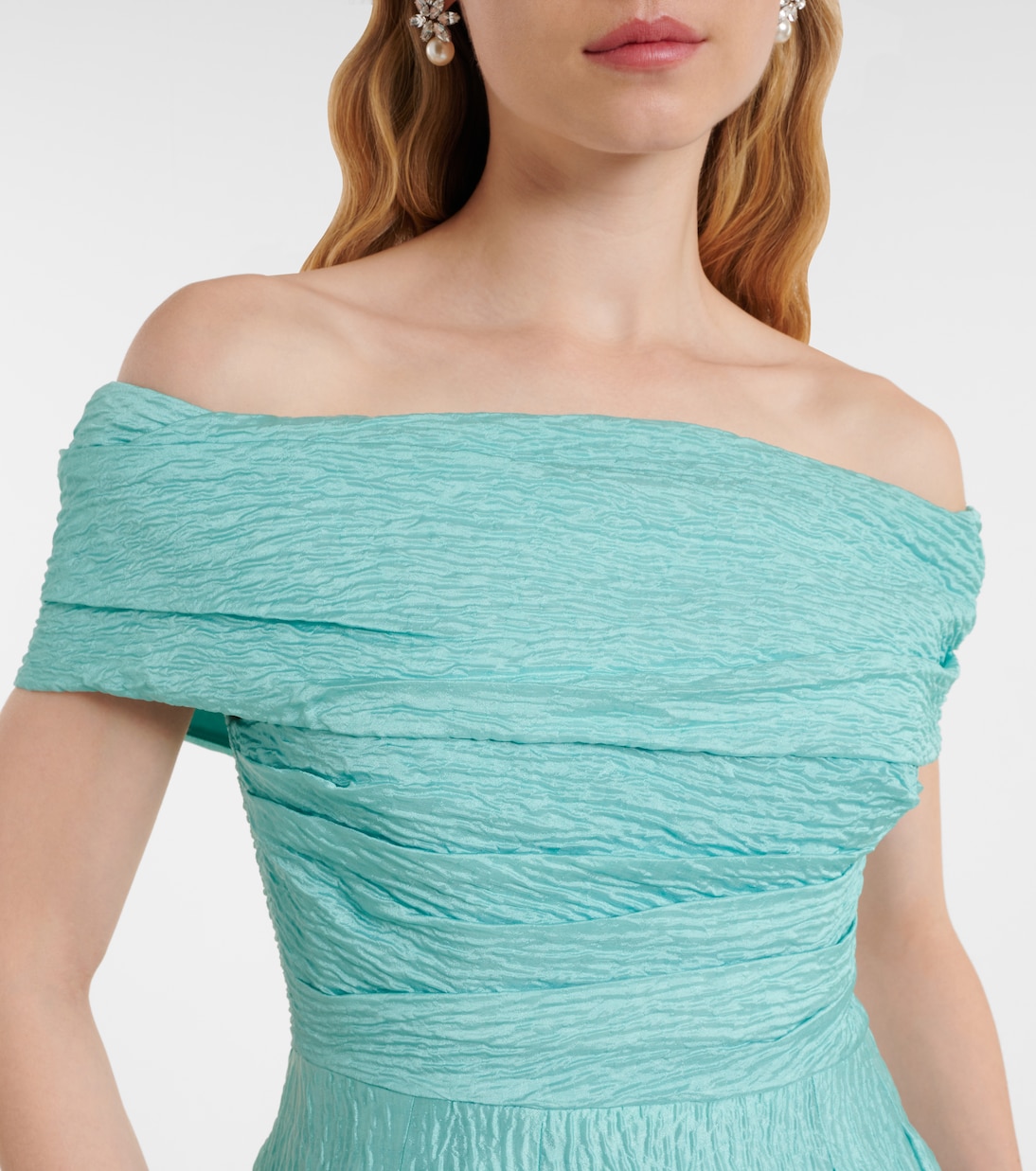 Robe midi Adalyn à encolure bardot | Rebecca Vallance