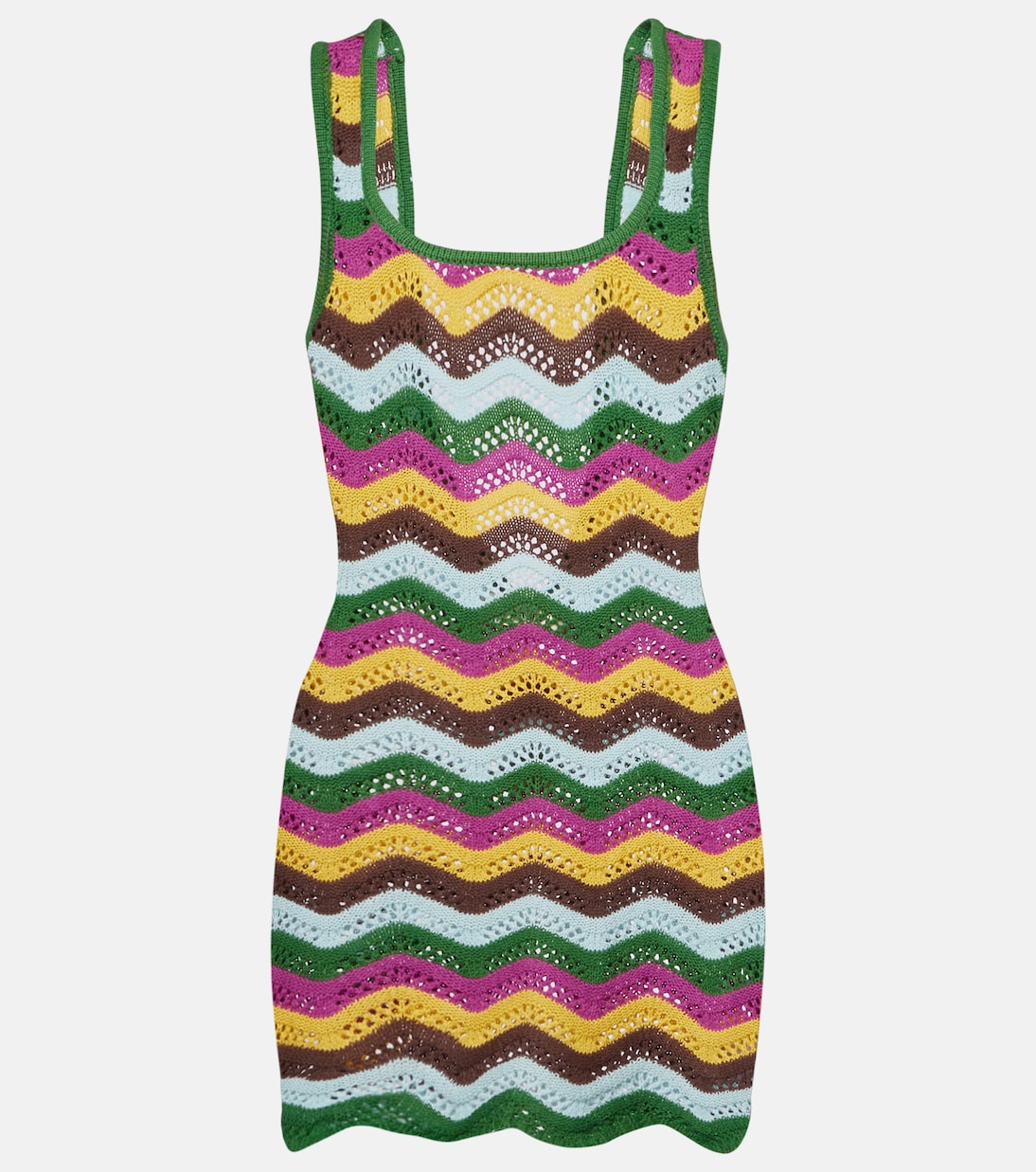 Miniabito Lindsay in crochet a righe | Bananhot