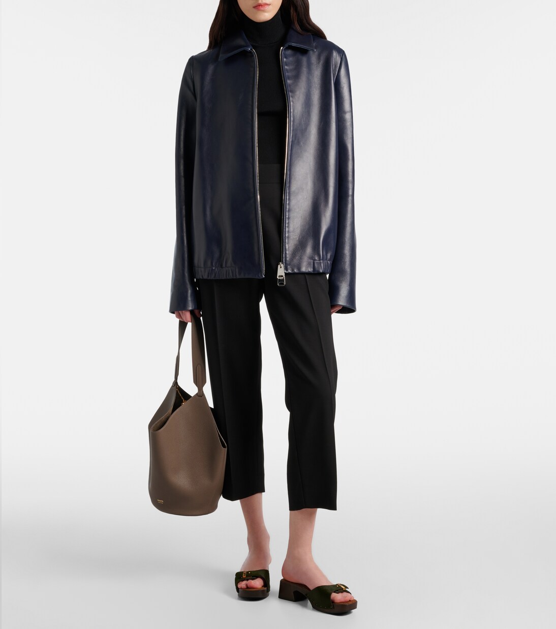 Jackson leather jacket | Khaite