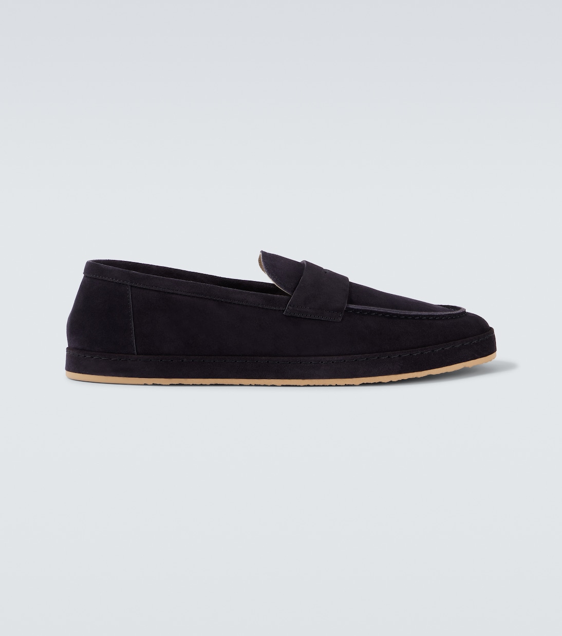 스웨이드 페니 로퍼 | Brunello Cucinelli