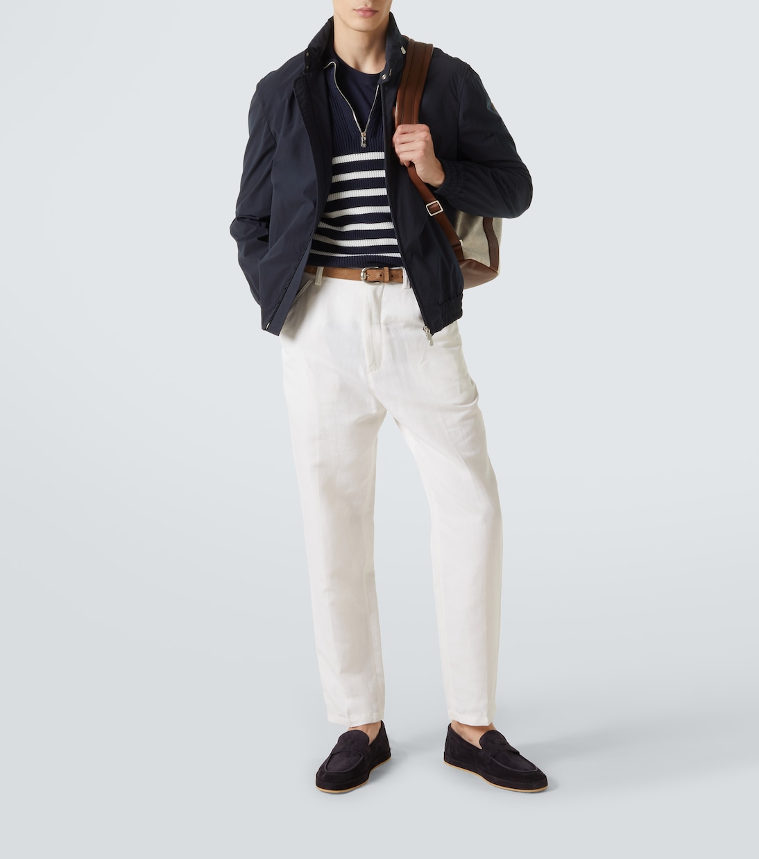 스웨이드 페니 로퍼 | Brunello Cucinelli