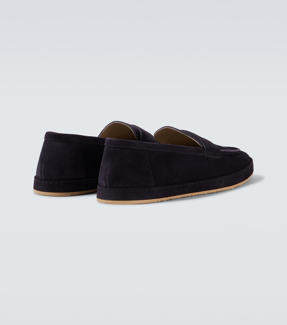 스웨이드 페니 로퍼 | Brunello Cucinelli