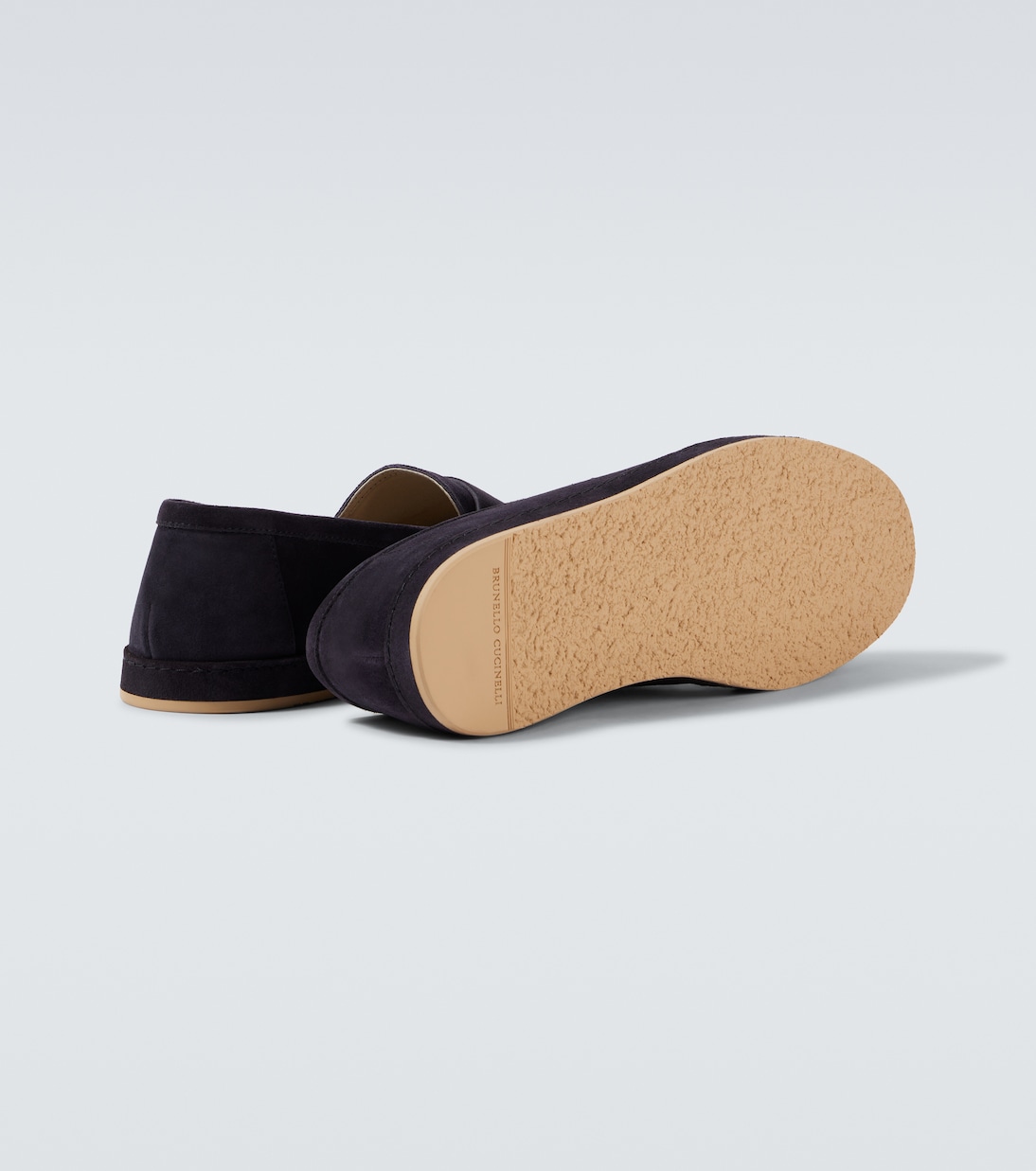 스웨이드 페니 로퍼 | Brunello Cucinelli