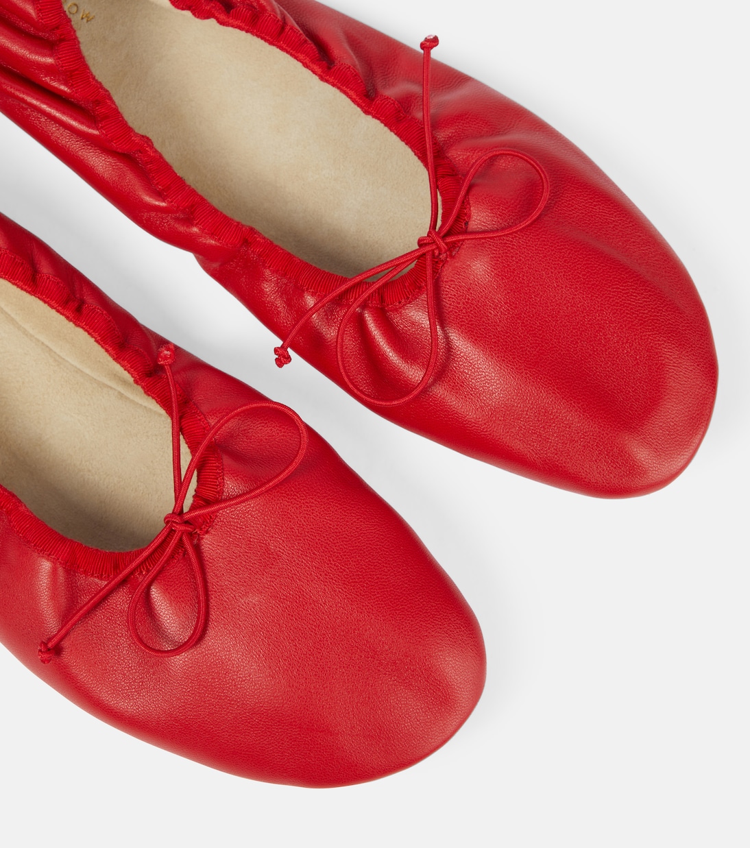 Ballerinas Round aus Leder | The Row