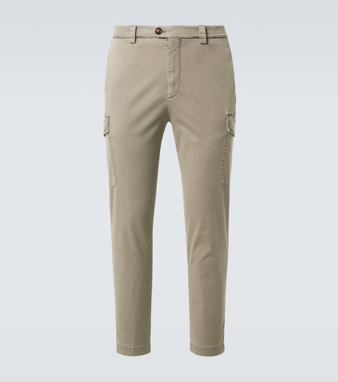 Schmale Hose aus einem Baumwollgemisch | Brunello Cucinelli