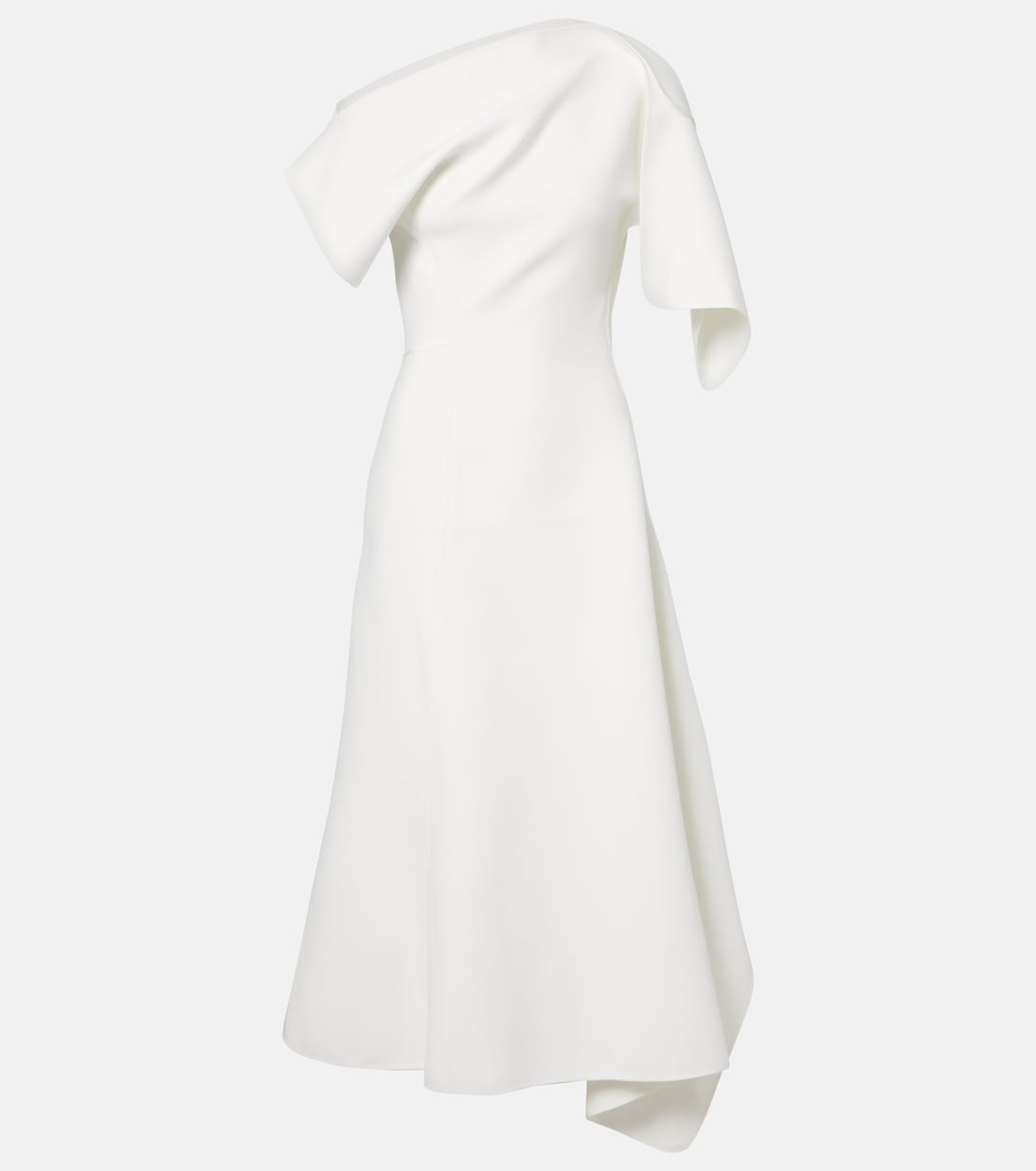 Diadem draped asymmetric midi dress | Maticevski