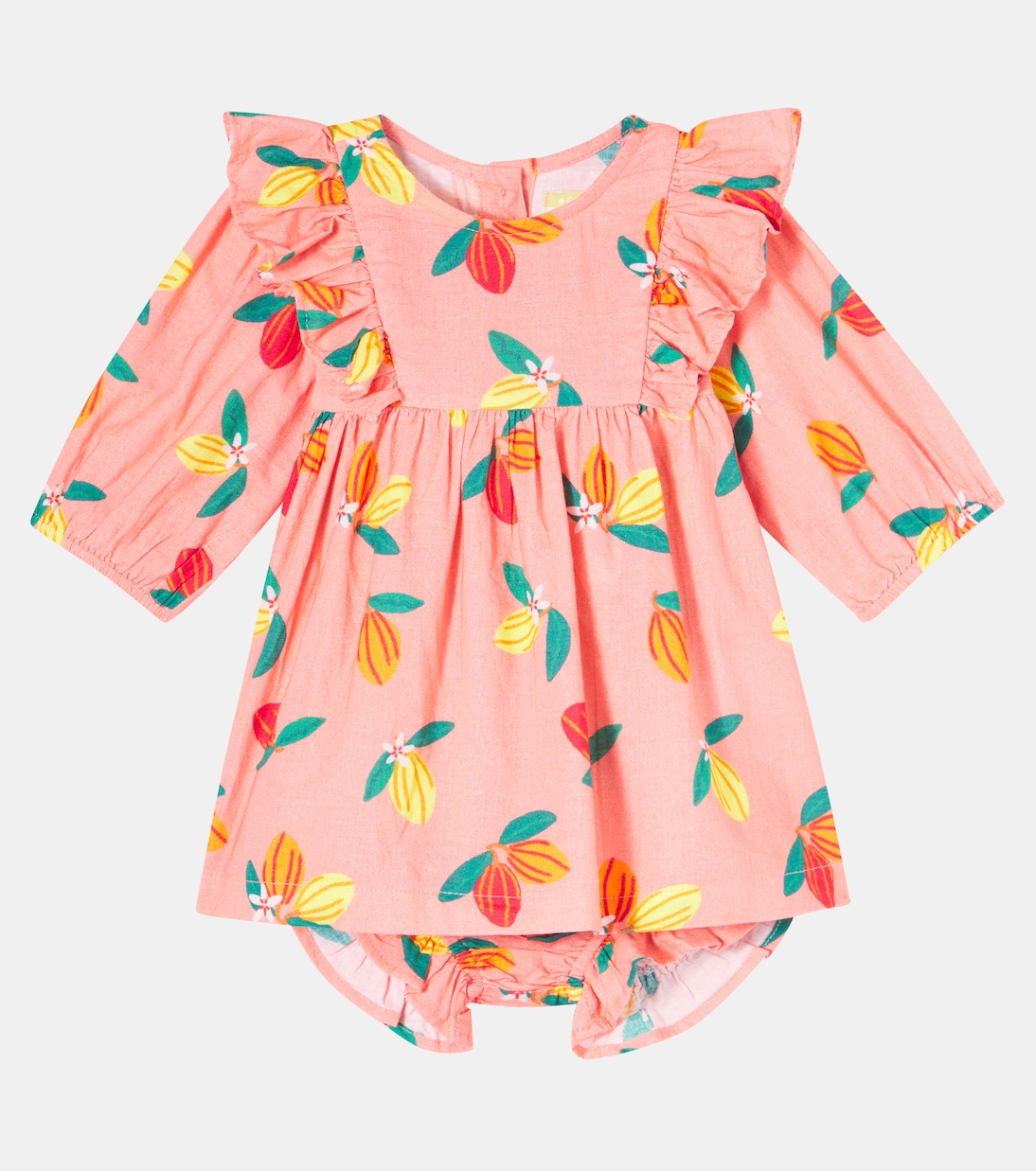Baby cotton dress and bloomers set | Fábula