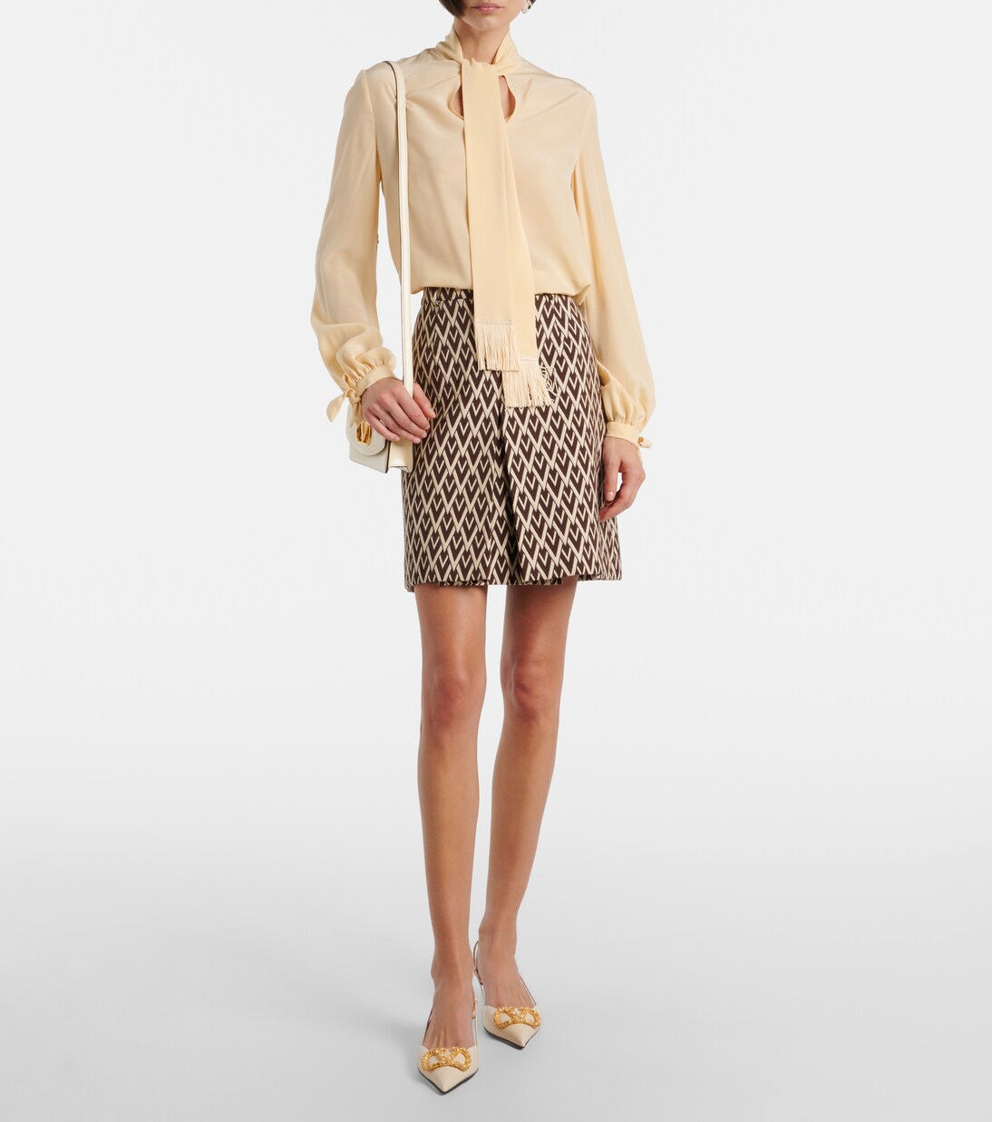 VLogo Signature 40 slingback pumps | Valentino Garavani