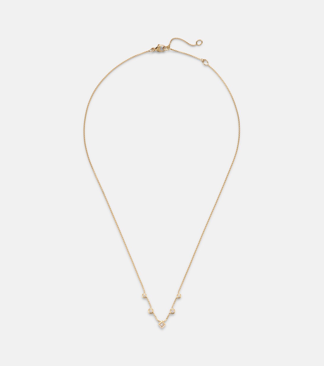 Halskette Petite Modern Renaissance® aus 18kt Gelbgold (750/1000) mit Diamanten | David Yurman