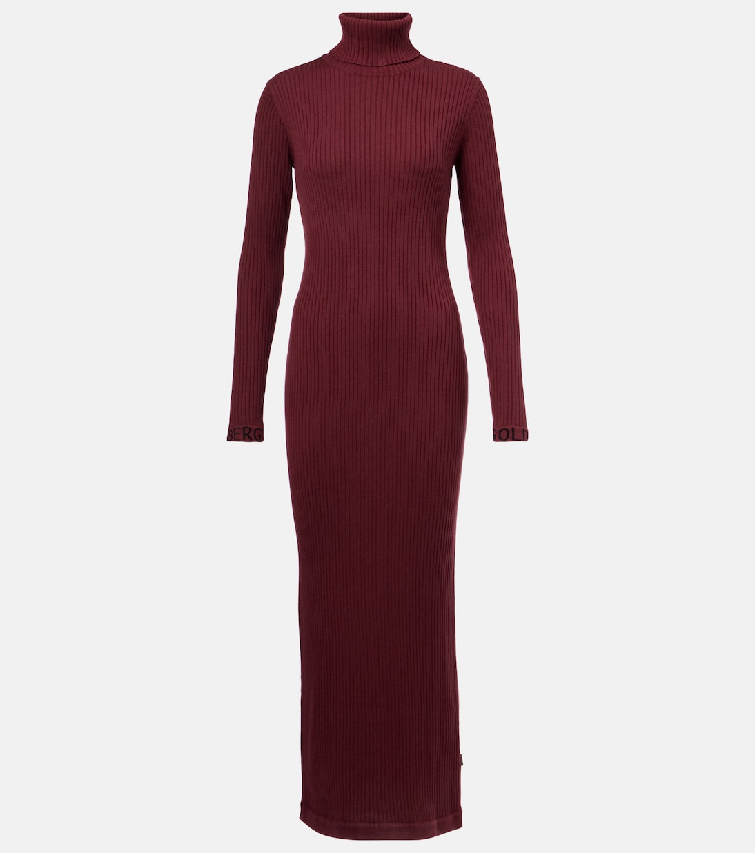 Mireille ribbed-knit turtleneck midi dress | Goldbergh