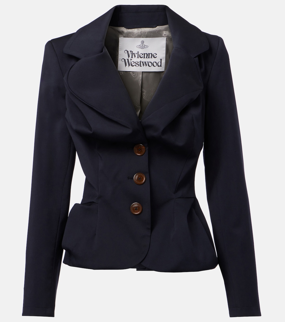 Chaqueta Drunken de lana virgen drapeada | Vivienne Westwood