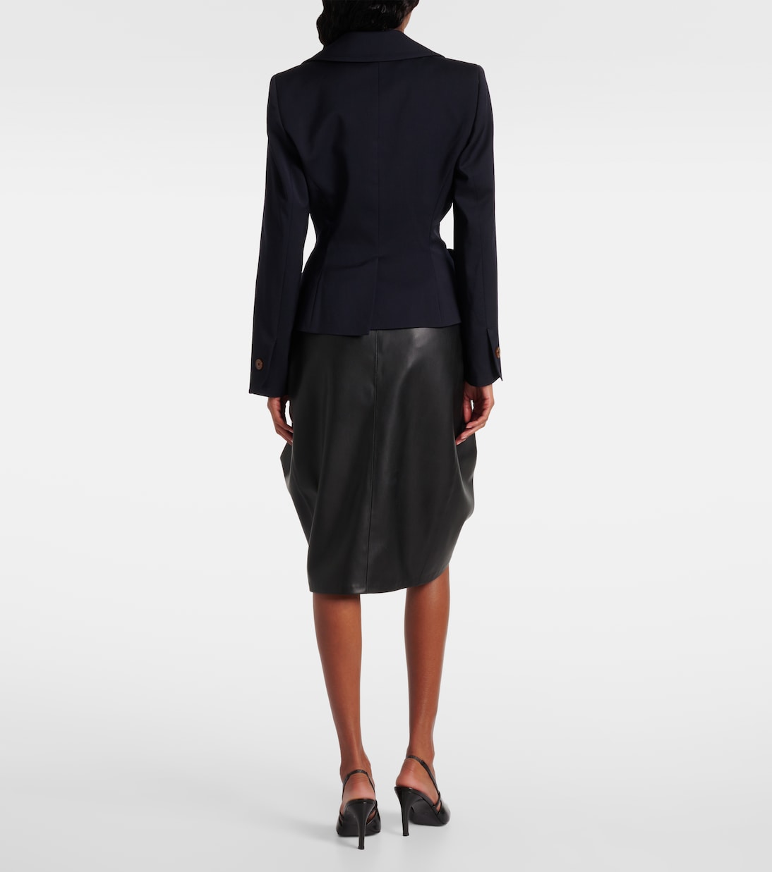 Chaqueta Drunken de lana virgen drapeada | Vivienne Westwood