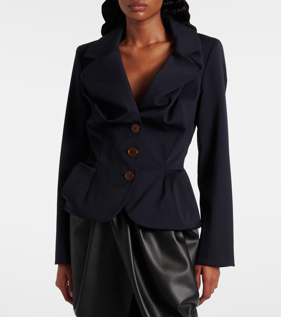 Chaqueta Drunken de lana virgen drapeada | Vivienne Westwood