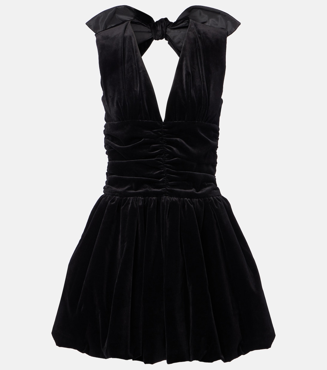 Cotton velvet balloon minidress | Patou
