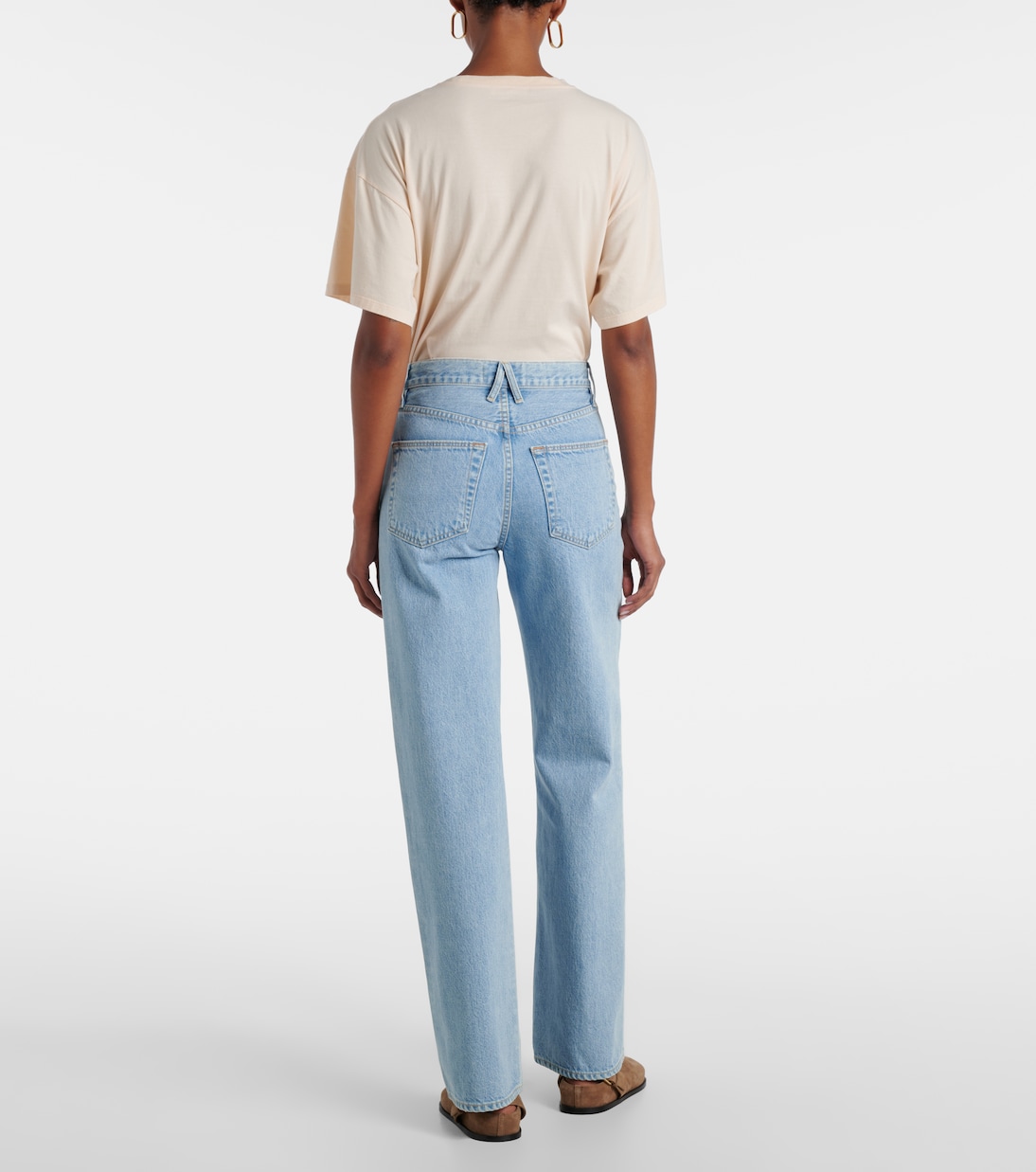 Jeans anchos Grace de tiro alto | Slvrlake