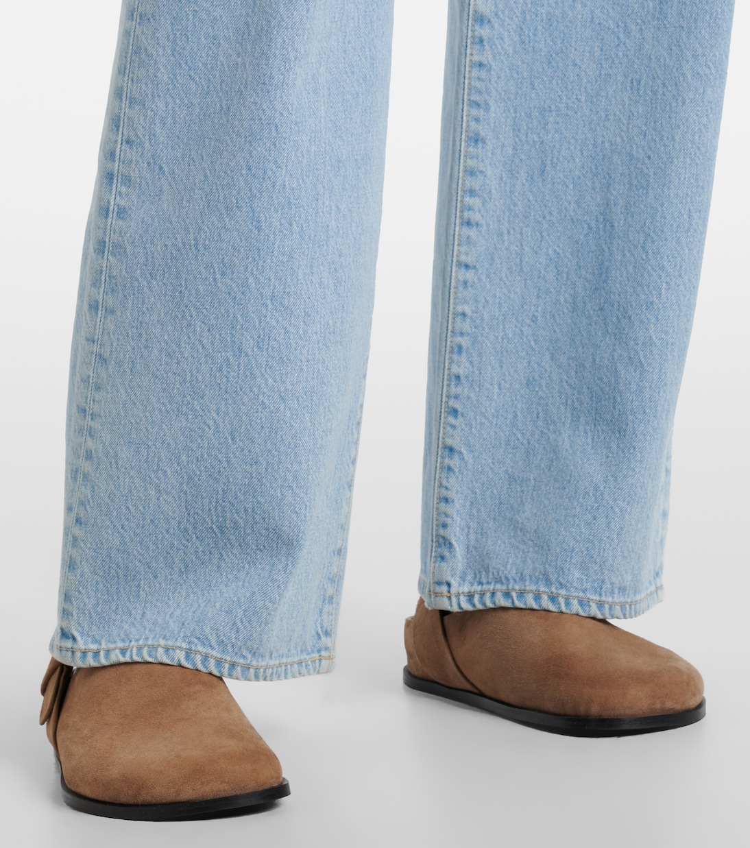 Jeans anchos Grace de tiro alto | Slvrlake