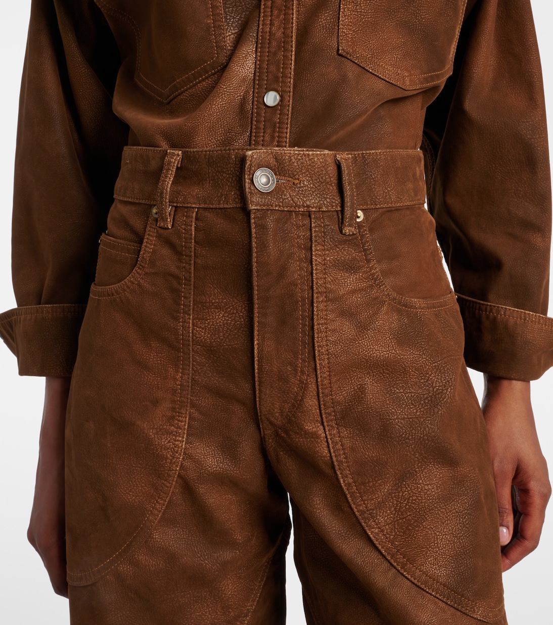 Kelvina faux leather pants | Marant Etoile