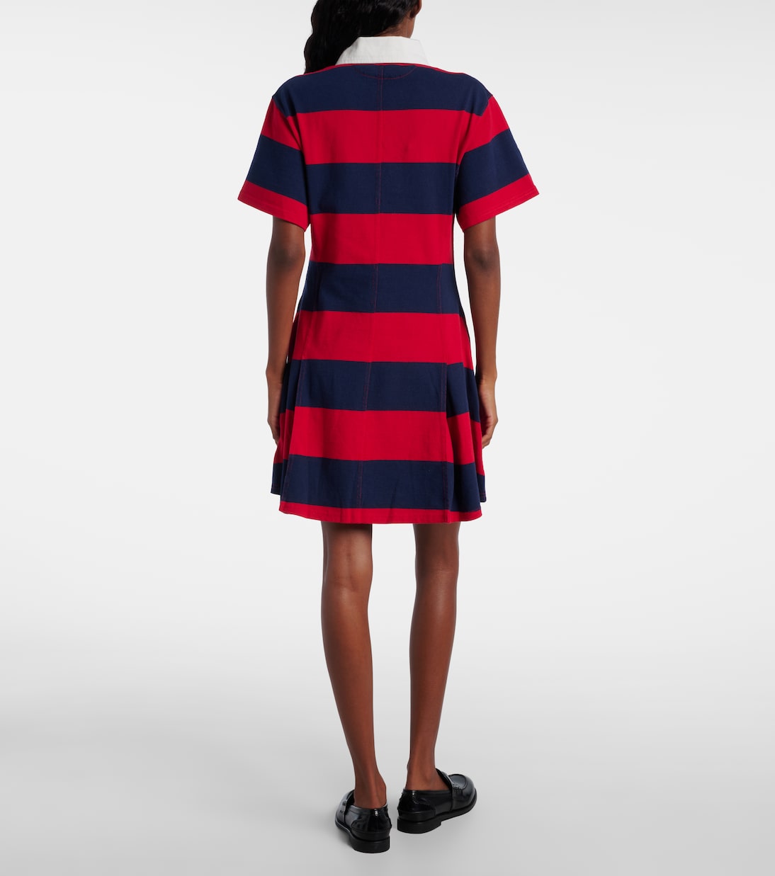 Abito polo in jersey di cotone a righe | Polo Ralph Lauren