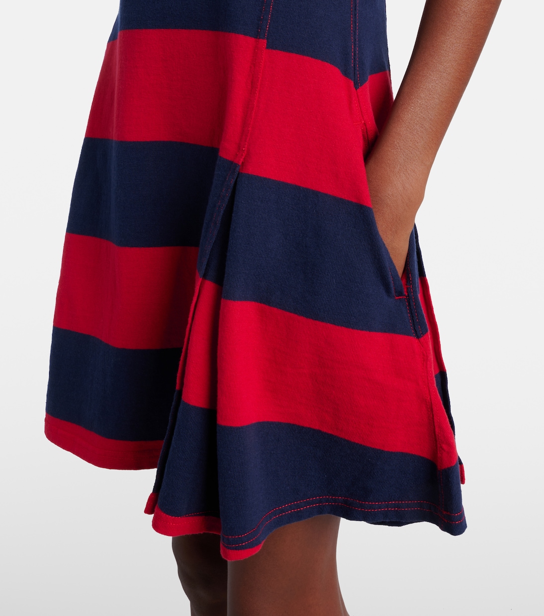 Abito polo in jersey di cotone a righe | Polo Ralph Lauren