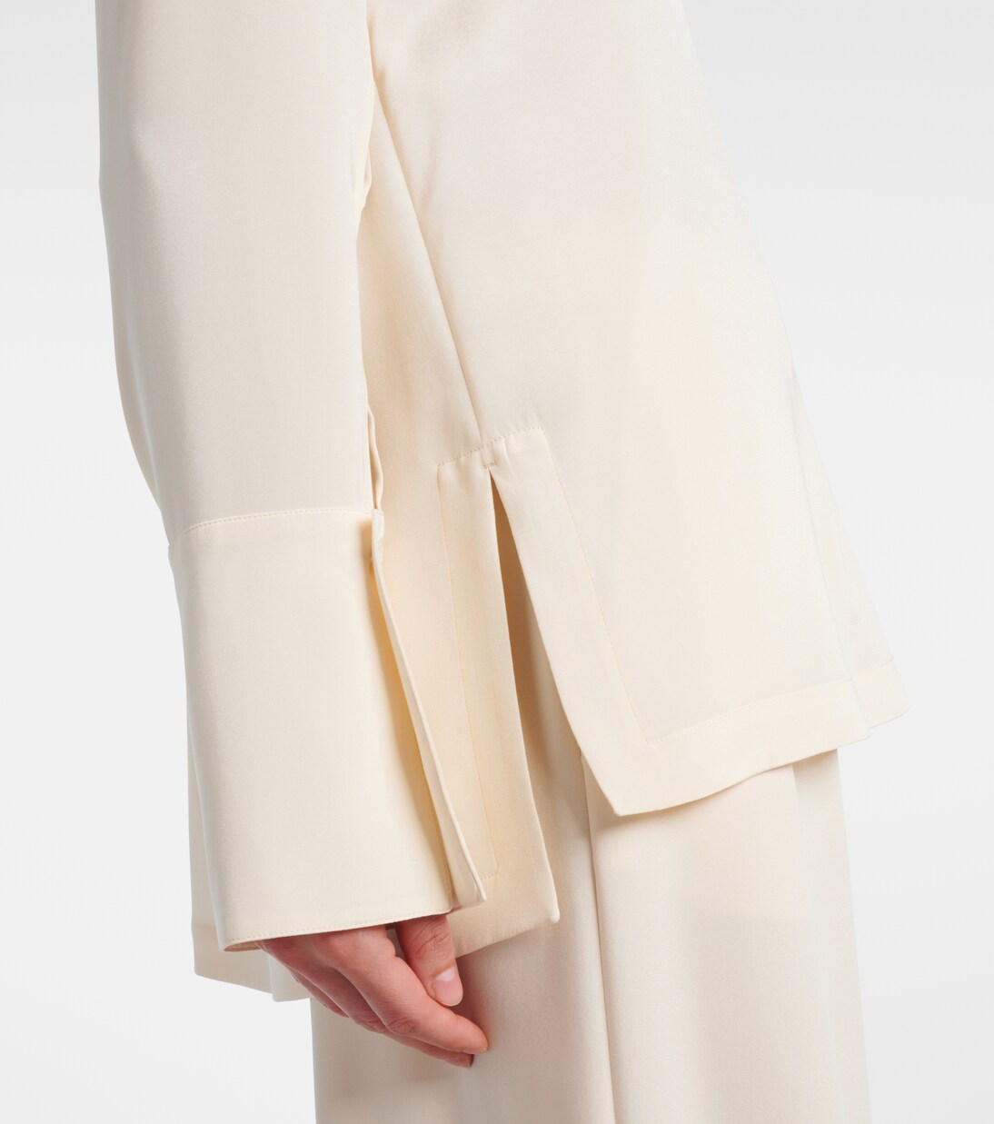 Dover silk-blend cady shirt | Max Mara