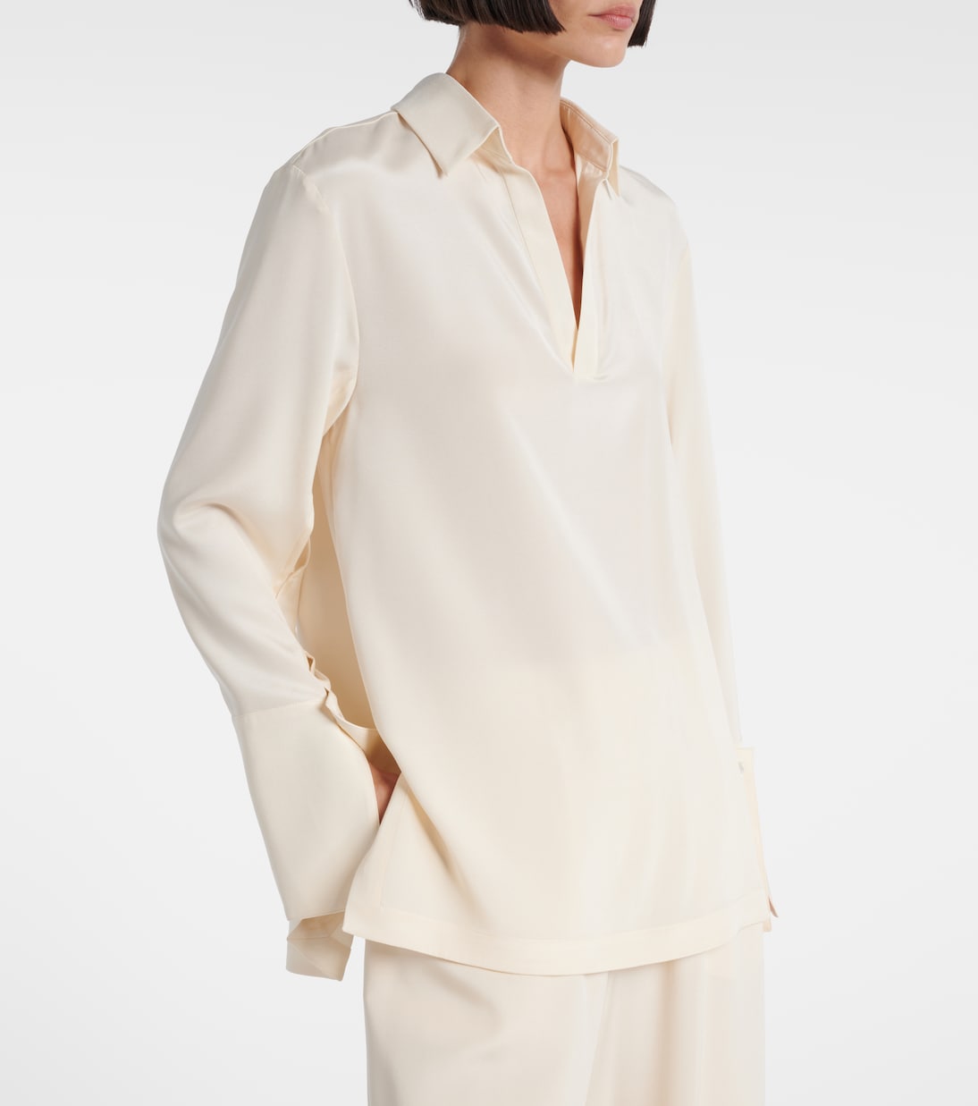 Dover silk-blend cady shirt | Max Mara