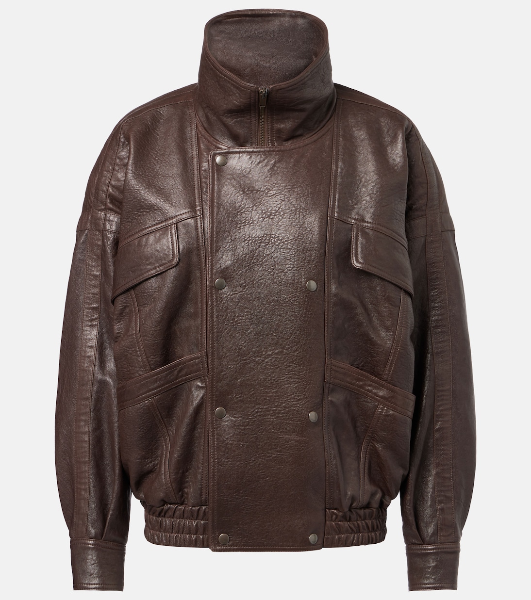 Veste bomber en cuir | Saint Laurent