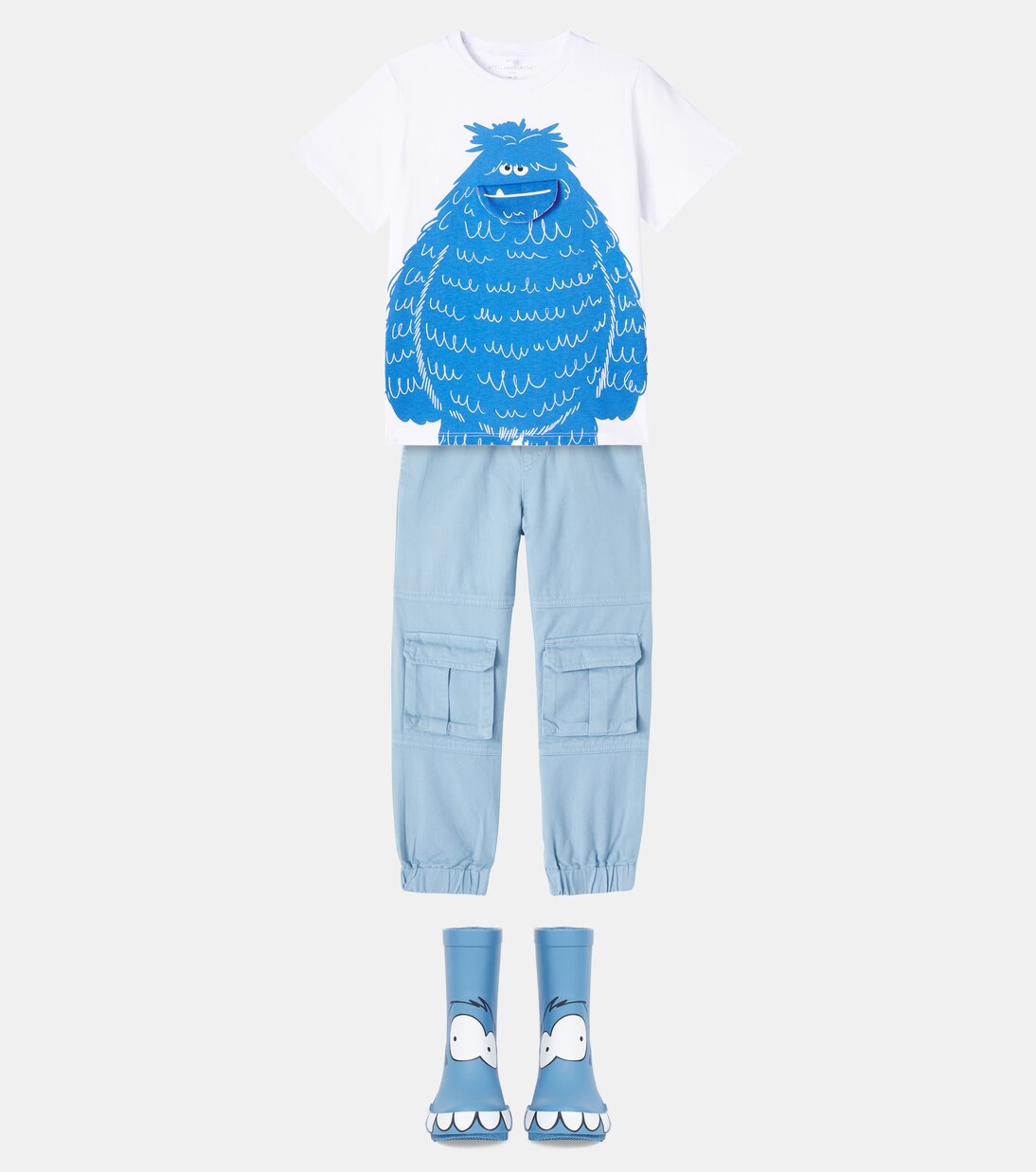 Printed cotton jersey T-shirt | Stella McCartney Kids