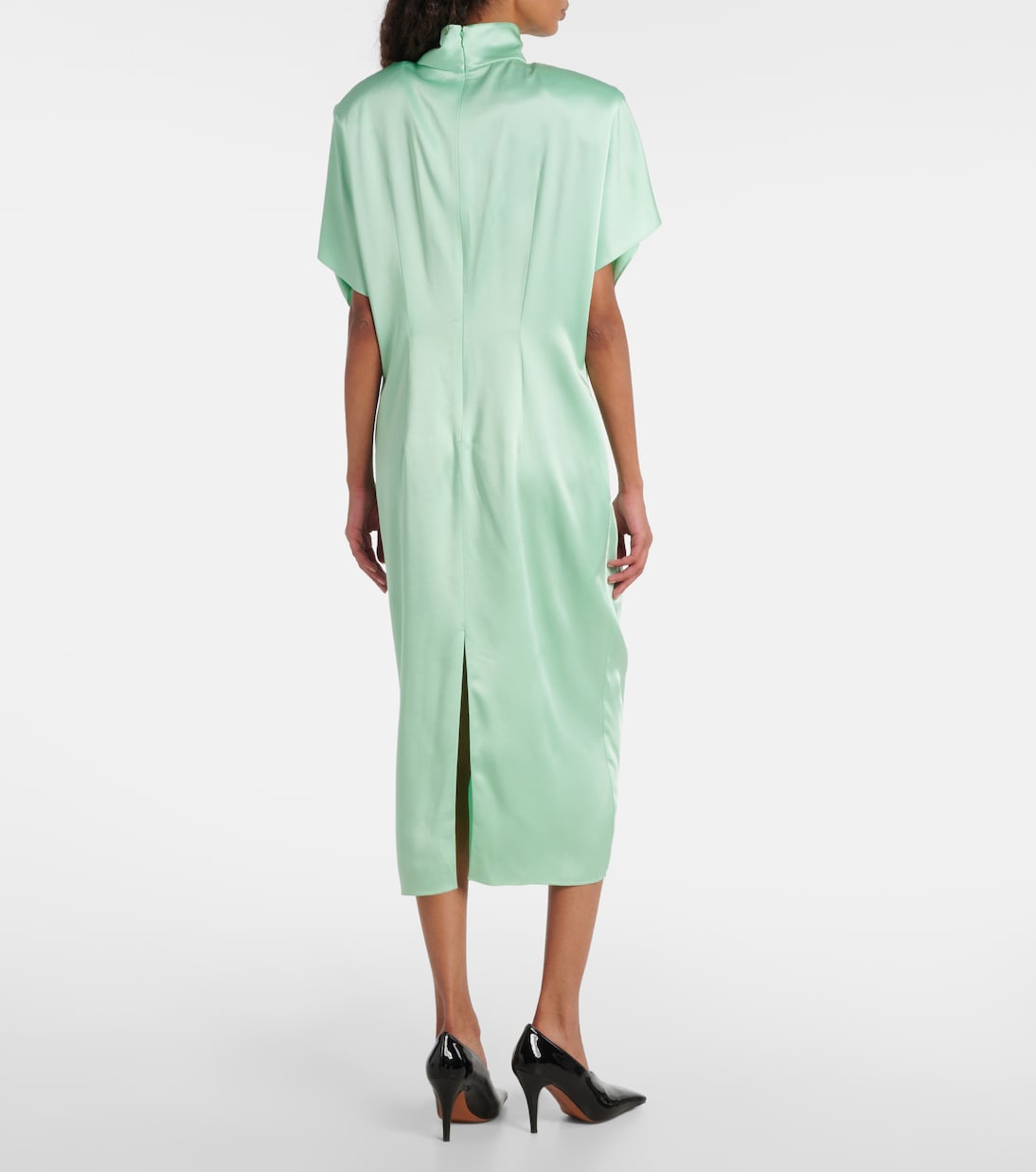 Satin midi dress | Stella McCartney