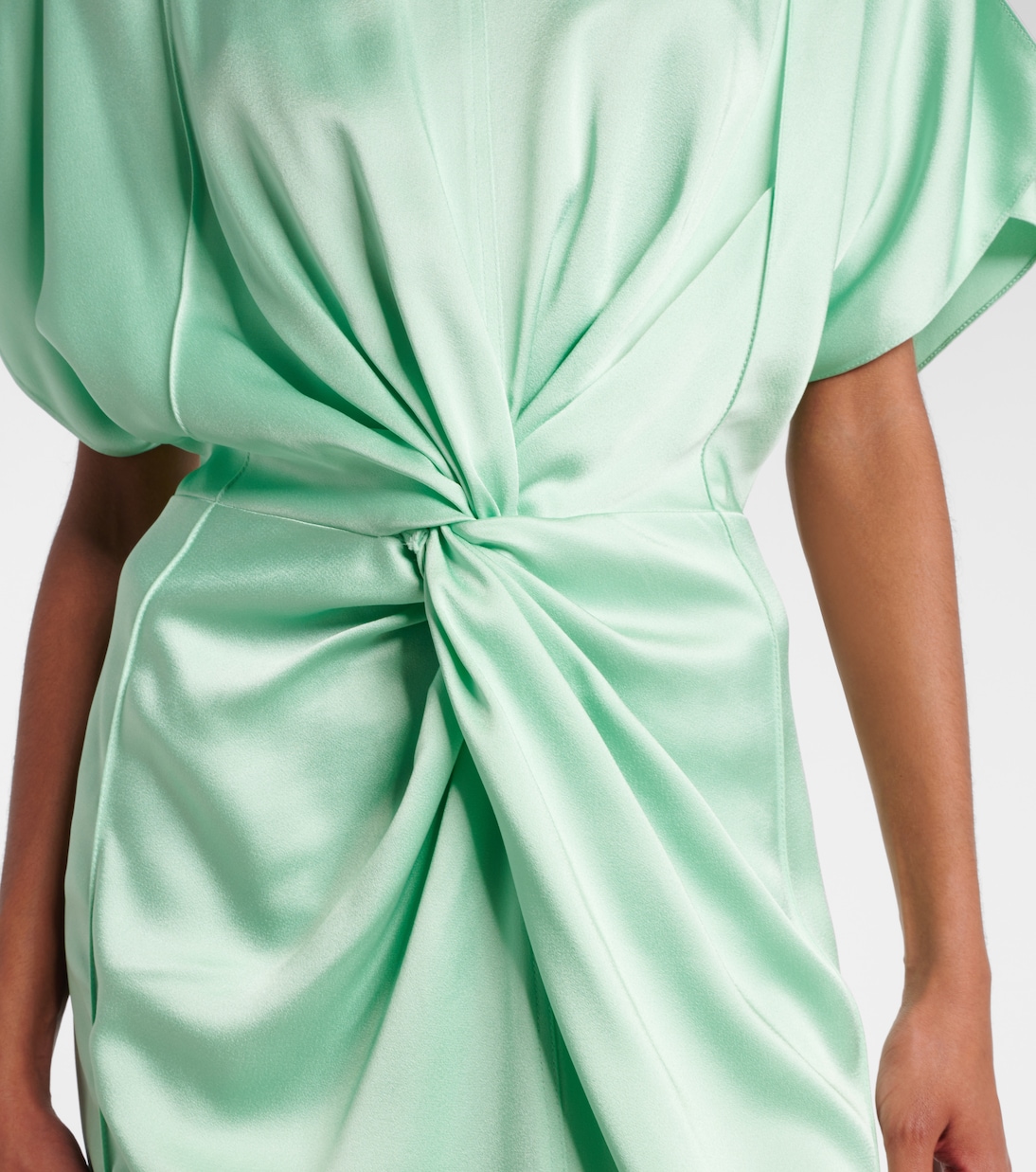 Satin midi dress | Stella McCartney