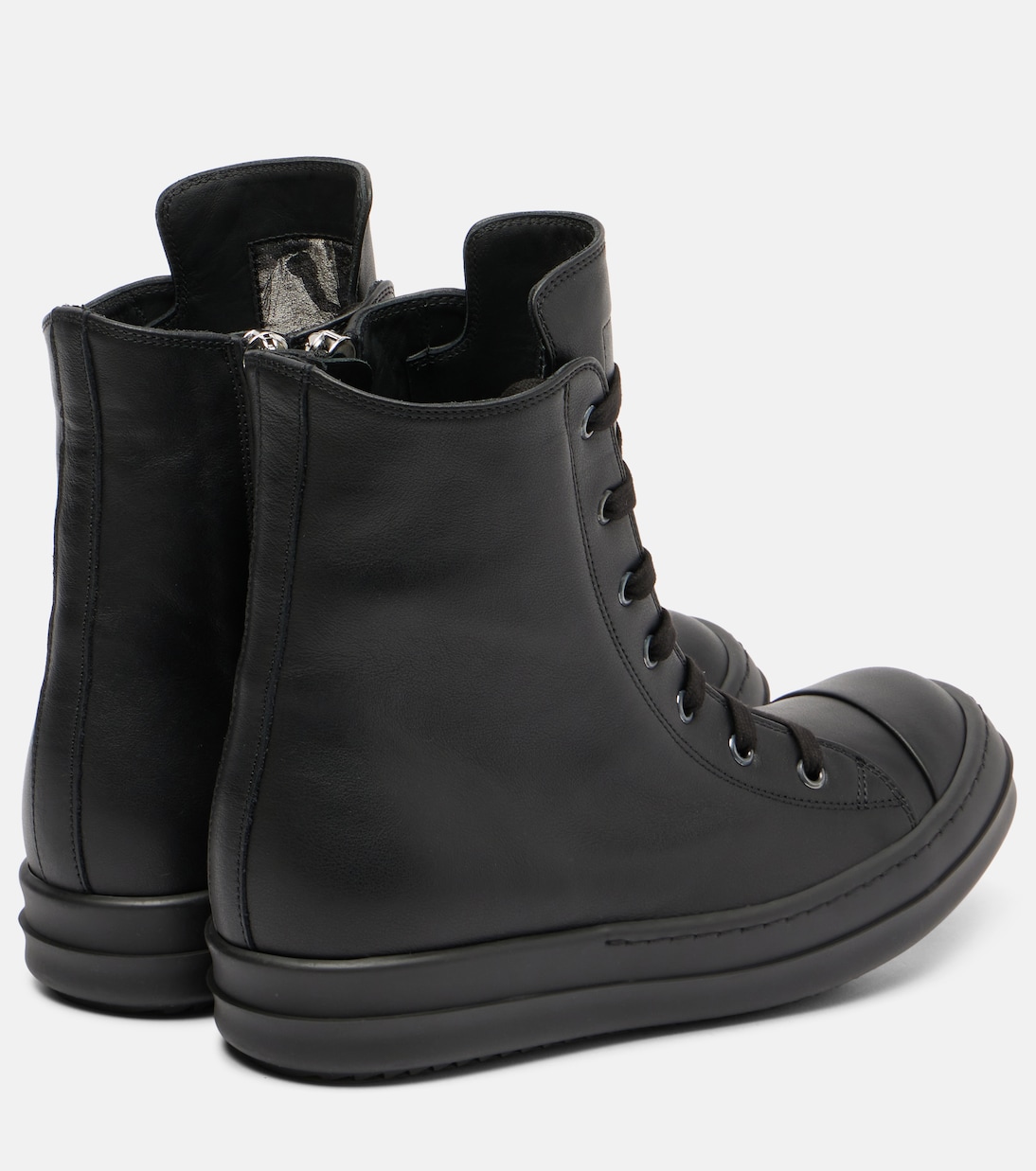Zapatillas High Top Sneaks de piel | Rick Owens