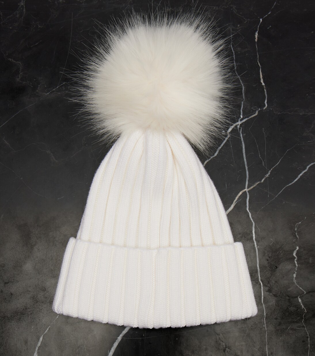 Ribbed-knit virgin wool beanie | Moncler