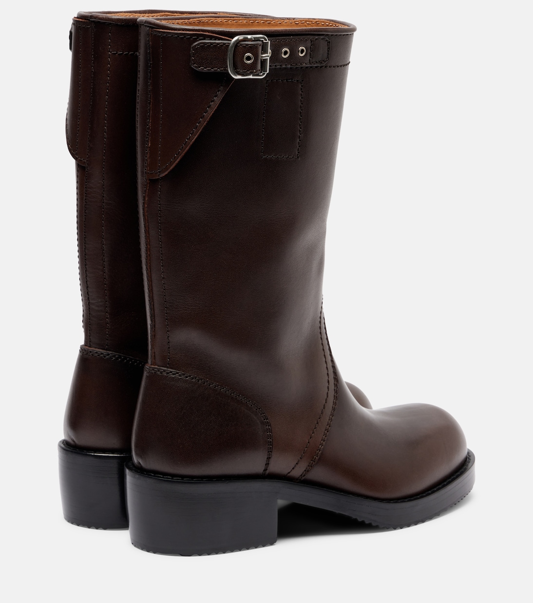 Leather biker boots | Dries Van Noten