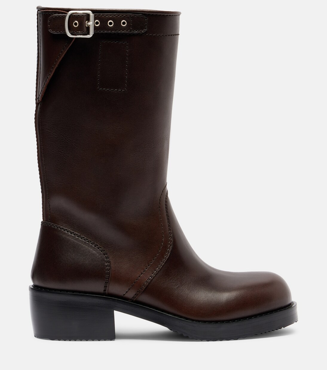 Leather biker boots | Dries Van Noten