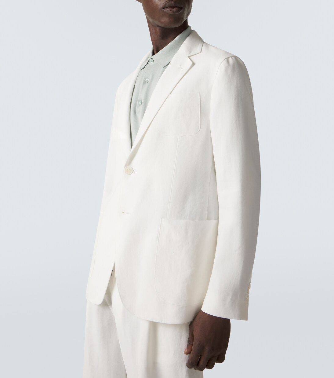 Upton linen canvas blazer | Giorgio Armani