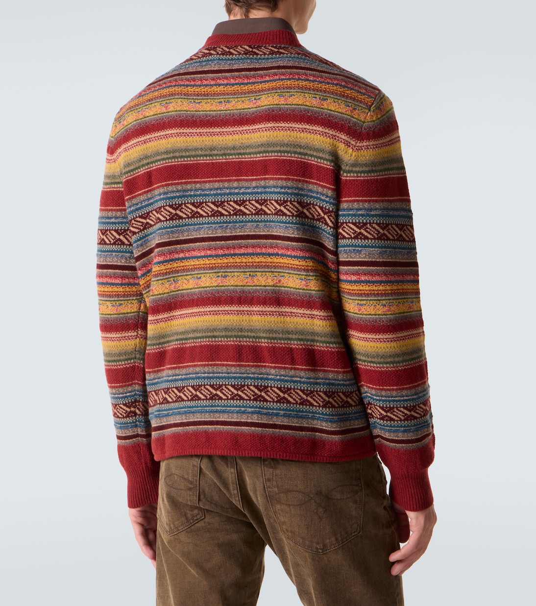 Wool-blend jacquard sweater  | RRL
