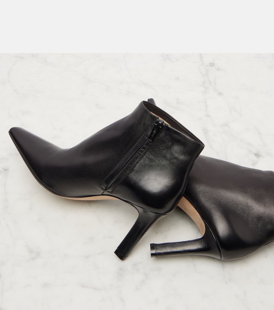 Carla 80 leather ankle boots | The Row