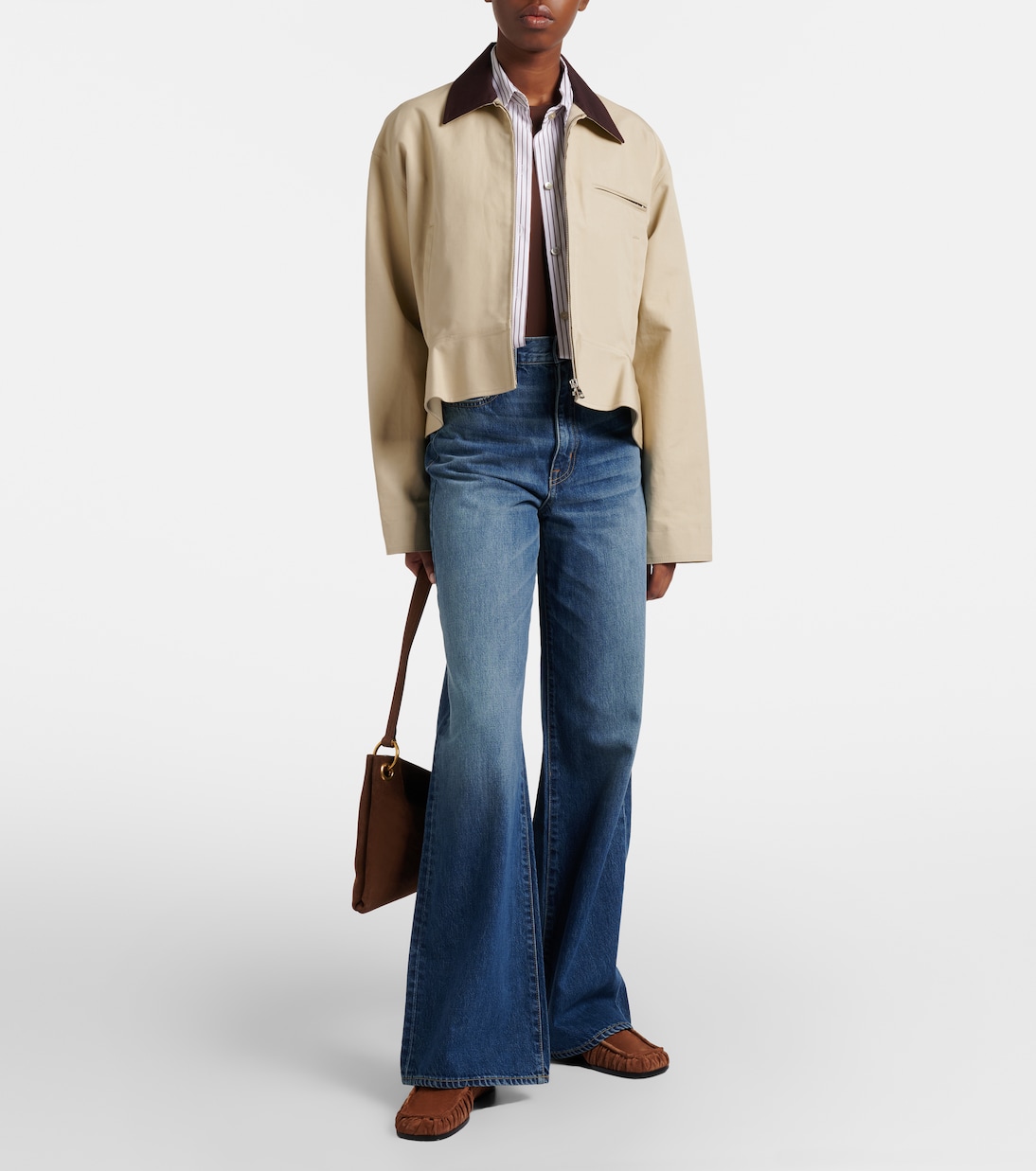 Eva faded wide-leg jeans | Slvrlake