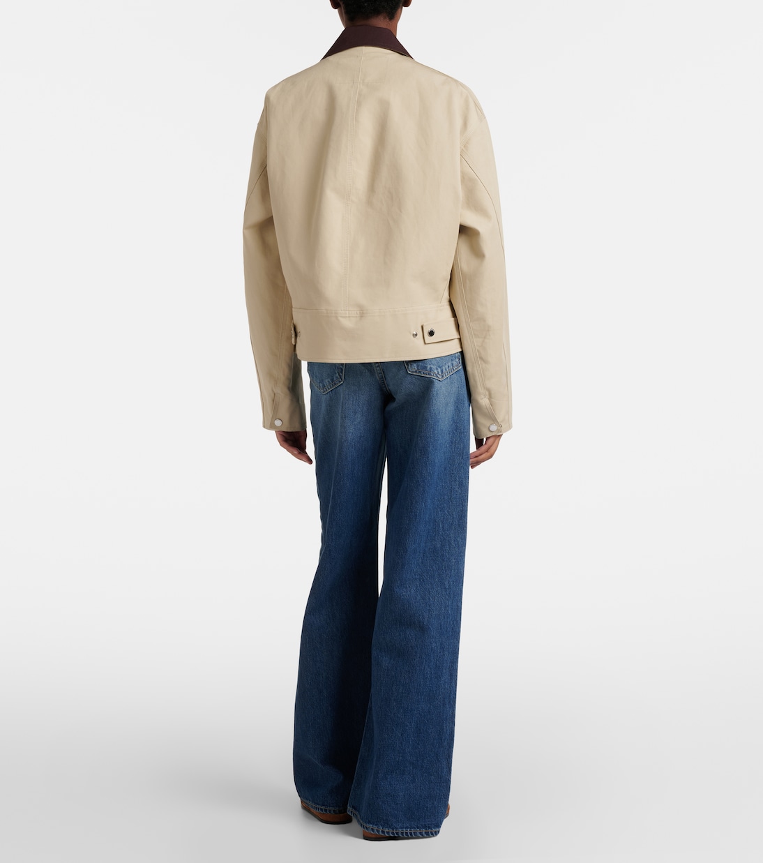 Eva faded wide-leg jeans | Slvrlake